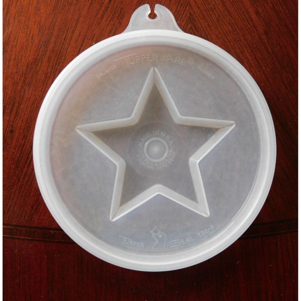 Tupperware Jello Mold Lid 632-9 Star